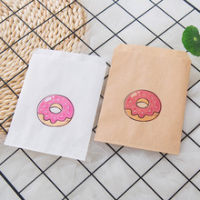 Bolsas de dulces para Donut, decoraciones para fiestas de cumpleaños, bolsa de recuerdo para galletas, palomitas de maíz, Buffet, bolsa de golosinas 2024 - compra barato