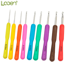 Looen Brand Hot Sale  1 set 9 Pcs Multicolour Crochet Hook Knitting Kit Needles Set Weave Craft Yarn Stitches Women Craft Tools 2024 - buy cheap