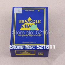 Free shipping 12pcs/lot Triangle billiard snooker chalks colorful chalks Blue/Green/Yellow/Orange/Red/Gray/Black/White Colors 2024 - buy cheap
