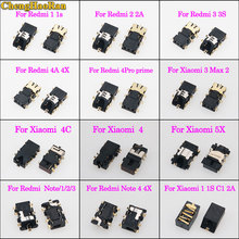 ChengHaoRan Fone de Ouvido Fone De Ouvido Áudio Jack conector para Xiaomi 3 4 4C 5X para Redmi nota/1/2/ 3/4X1 S 2 2A 3 3 S 4A 4X 4PRO Prime 2024 - compre barato