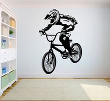 Adesivo de parede de vinil para competição em mountain bike, adesivos competitivos off-road de vinil para decoração de casa e quarto de jovens 2ce3 2024 - compre barato