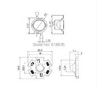 Chip de luz de led de alta potência com base de 20mm, 20 pçs, 3w, cor rgb - compare preços