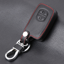 Брелок Кожаный Автомобильный держатель для ключей чехол для TOYOTA Camry Highlander Crown Prado бренд Land Cruiser Hilux Prius автомобильный чехол для ключей 2024 - купить недорого