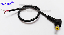 NCHTEK DC power supply Right Angle Male cable 5.5x2.1mm Plug,DC male 90 Degree cable pigtail/Free shipping/6PCS 2024 - buy cheap