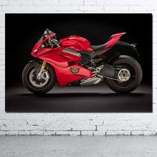 Pinturas decorativas para motocicleta, lienzo impreso de tela, Póster Artístico de pared, Superbike, Ducati Panigale V4 2024 - compra barato