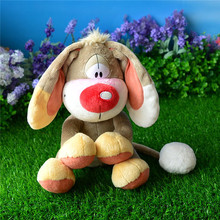 high quality goods  cute  red nose dog  23cm plush toy  simulation dog doll gift d907 2024 - buy cheap