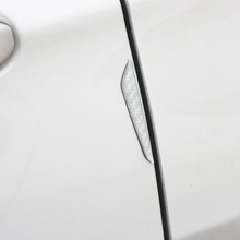 Faixas de proteção de porta e acabamento em fibra de carbono para portas externas de carro, adesivos para bmw x1 x3 x5 x6 3 series 5 series 7 series 2024 - compre barato