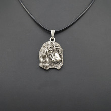 Trendy personalized Afghan Hound pendant women statement necklace men fashion jewelry 2024 - buy cheap