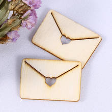 10pcs Unfinished Wood Cutout Chips Wooden Slices Ornaments for DIY Arts Crafts Projects 2024 - buy cheap