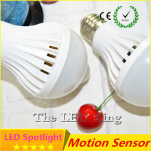 Intelligent Sound PIR Motion Sensor LED Ball Lights SMD5730 E27 220V 3W 5W 7W 9W 12W Globe Bulbs Corridor Lamp With Light Sensor 2024 - buy cheap