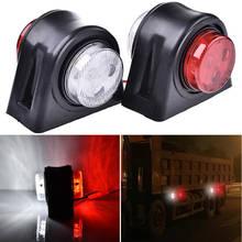 GERUITE 2Pcs 12 LEDS Car Truck Rear Tail Light Warning Lights Rear Lamps Waterproof Double Sides Marker Trailer Lights 10-24V 2024 - buy cheap