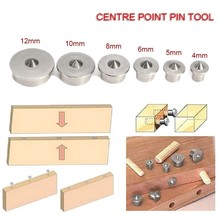 6pcs Woodworking Dowel Centre Point Pin Set 4/5/6/8/10/12mm Dowel Tenon Center Set Transfer Plugs Wood Drill Power Accessories 2024 - buy cheap