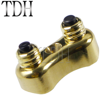 Motorcycle Old School Punk Brass Dual Mini Handlebar Push Button Switch Kit For Harley Cafe Racer Bobber Chopper 2024 - buy cheap