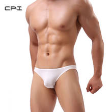 Sexy men's briefs Ice silk underpants Plus Size man panties sexy Jockstrap ultra-thin breathable L XL XXL men underwear 2024 - buy cheap