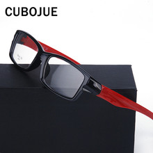Cubojue-Montura de gafas para hombre, lentes deportivas ultraligeras, graduadas, ópticas, blancas y negras 2024 - compra barato