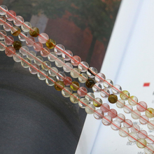 Contas soltas redondas turmalina 4mm, várias cores rosa melancia contas soltas 15 polegadas para mulheres jóias para presente 2024 - compre barato