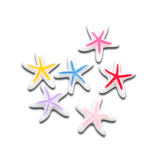 30 peças artesanato em resina de estrelas do mar decoração de natal fundo plano cabochão enfeite para scrapbook acessório diy 16mm 23mm 2024 - compre barato