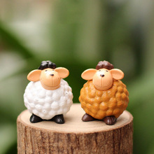 4 colors Sheeps Animal Miniature Fairy Garden Home Houses Decoration Mini Craft Micro Landscaping Decor DIY Accessories 2024 - buy cheap