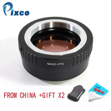 Adaptador de lente focal de impulsionador de velocidade da pixco, para lente m42 f para câmera fujifilm x 2024 - compre barato