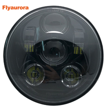 Flyaurora-farol de moto de 7 polegadas, farol de led de 45w, feixe de luz alto e baixo para moto mbg046 2024 - compre barato