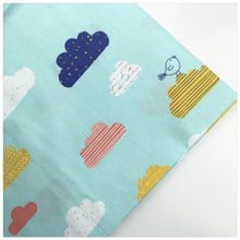 Syunss,Blue Back Colors Clouds Print Cotton Twill Fabric Sewing Baby Toy Bedding Quilting Cloth Tecido DIY Tissu Patchwork Telas 2024 - buy cheap