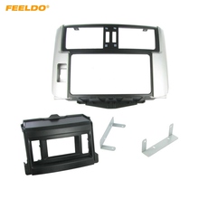 FEELDO Car 2Din Radio Fascia Frame Adapter for Toyota Prado GX 150 (LHD) 2010 Stereo Refitting Dash Mount Kit Frame Panel 2024 - buy cheap