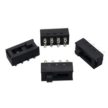 50 Pcs Hot Sale 8 Pins 3 Positions Slide Switch 30*14*11 mm Panel Mount Mini Black Button Toggle Switch 220V-440V XC-2310 2024 - buy cheap