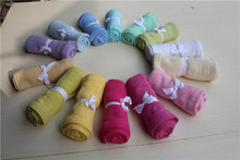 Детское мягкое трикотажное одеяло приятного цвета из 100% хлопка, пеленка для новорожденных 2024 - купить недорого