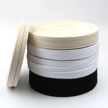 Ribbon Natural White Black Webbing Chevron Cotton Herringbone Ribbon Bonebinding Tape Bias Trimming Packing Accessories 50yards 2024 - buy cheap