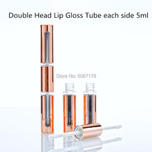 10/30/50pcs Empty Double Head Lip Gloss Tubes Rose Gold Lipstick Packaging Container Makeup Lip Balm Packing Bottles 2024 - buy cheap