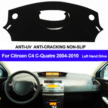 Car Dashboard Cover Dash Mat For Citroen C4 C-Quatre 2004 2005 2006 2007 2008 2009 2010 Sun Shade DashMat Pad Dashboard Cover 2024 - купить недорого