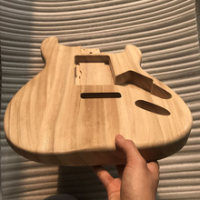 DIY Polished Wood Type Electric Maple Guitar Barrel Body Unfinished Electric Guitar Barrel String Instrument Accessories 2024 - compre barato
