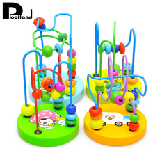 1PC Crianças Colorido Mini De Madeira Ao Redor Contas Educacional Montessori Brinquedo Engraçado Brinquedos Do Bebê Dos Miúdos Cores Brilhantes Brinquedos Presente P20 2024 - compre barato
