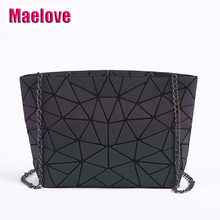 DISCOUNTS Luminous bag Women Geometric handbag female luxury clutch chain shoulder bag geometry handbag Free Shipping 2024 - buy cheap