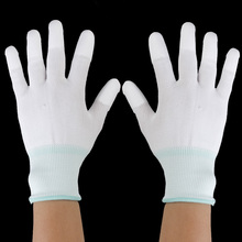 2 пары, без пыли, белые нейлоновые бесшовные стеганые перчатки, сделай сам, швейные инструменты для машинной вышивки 2024 - купить недорого