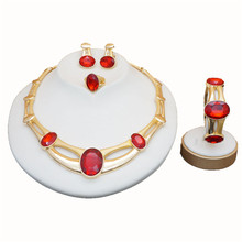 colours stone fine jewelry sets  gold fine jewelry sets big jewelry sets wedding jewelry sets women necklace ma ma necklace 2024 - buy cheap