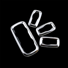 My Good Car  ABS Chrome Window  Decoration Panel Cover Trim Sticker for Ford Ecosport New Fiesta MK7 Accessories 2024 - buy cheap