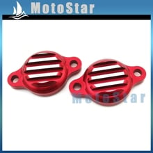 Красные алюминиевые крышки для клапанов с ЧПУ, крышки для китайских Lifan 125cc 140cc, моторный велосипед, мотоцикл 2024 - купить недорого