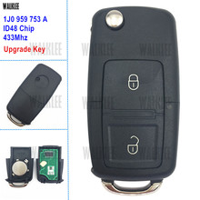 WALKLEE 1J0959753A Upgrade Remote Car Key Fit for VW/VOLKSWAGEN Lupo Bora Passat Polo Golf Beetle 1J0 959 753 A 1JO HLO 2024 - buy cheap