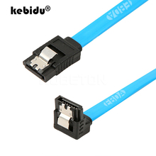 Kebidu 2019 супер скоростной прямой угол 6 гбит/с 30 см 50 см SATA 3,0 кабель 6 ГБ/сек. SATA III SATA 3 плоский кабель для передачи данных для HDD S 2024 - купить недорого