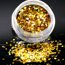 1Box Laser Gold 12 Colors Optional Monochrome Eye Powder Shadow Women Beauty Eye Make Up Shinning Glitter Powder Makeup Palette 2024 - buy cheap