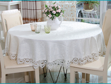 220cm Big round tablecloth Pastoral Fabric Tea tablecloth, Luxury Table mat table Cover for decoration 2024 - buy cheap