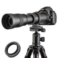 JINTU 420-800mm F/8.3-16 Manual HD Telephoto Zoom Lens for Nikon DSLR Camera D3100 D3200 D3300 D3400 D5100 D5200 D5600 D5300 D90 2024 - buy cheap