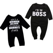 Fashion Autumn Baby Unisex Casual Jumpsuit Long Sleeve Romper Newborn Clothes Outfits 2024 - buy cheap