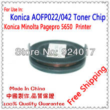 Чип сброса тонера для Konica Minolta Pagepro 5650 5650en принтер, для Konica 5650 5650EN черный лазерный тонер-картридж чип пополнения 2024 - купить недорого