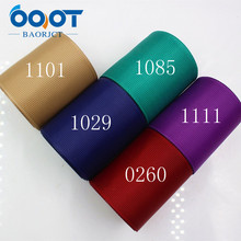 OOOT BAORJCT 176062 50mm 10yard Solid Color Ribbons Thermal transfer Printed grosgrain Wedding Accessories DIY handmade material 2024 - buy cheap