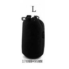 Camera Lens Case L size Large Soft Neoprene Waterproof DSLR lens protector Pouch Bag flexible for canon nikon sony dslr lens 2024 - buy cheap