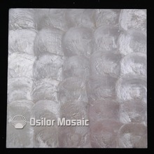 white color natural 100% capiz shell mother of pearl mosaic tile for living room or ceiling 2024 - buy cheap