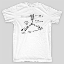 Tops Summer Cool Funny T-Shirt Flux Capacitor Sketch BACK TO THE FUTURE Bttf Doc Brown T-Shirt SIZES S-5X Summer 2024 - buy cheap