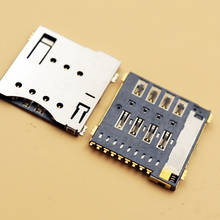 100pcs MUP-C792 Original Micro SIM Card Connector Patch Self-piercing 6 +1 P / 8 +1 P SIM Card Slot Sockets 2024 - buy cheap